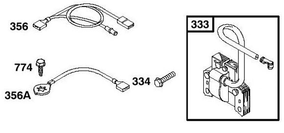 798619 Briggs Flat Head Rubber Plug Boot