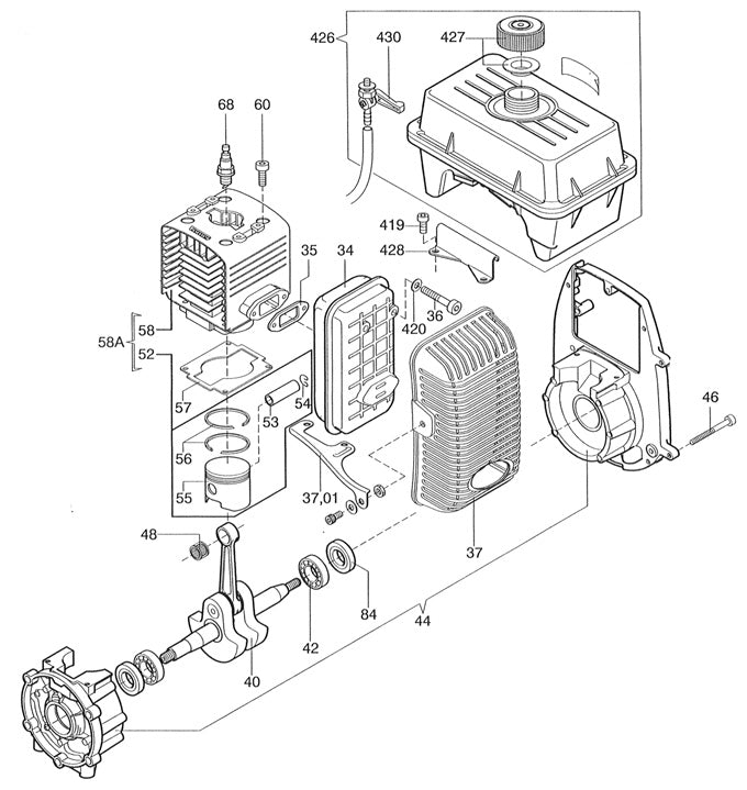 60. Comer C-51 Cylinder Bolt