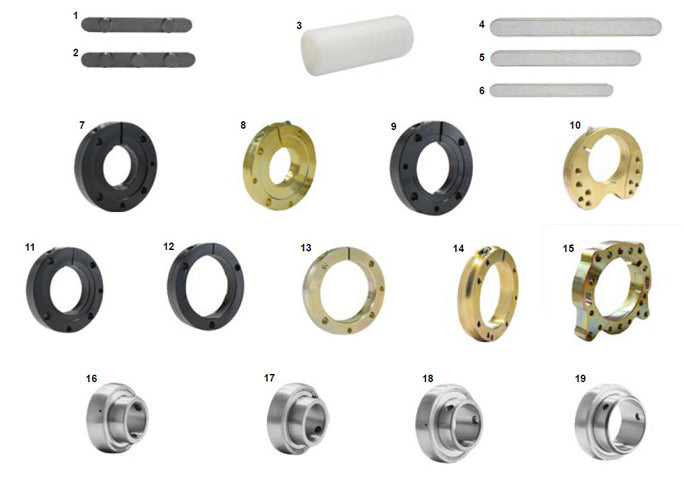 1. AFS.00246 CRG Kart 2 Peg Black Axle Key