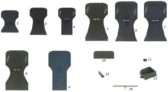 12. AFS.00245 CRG Heel Rest Stop, Black