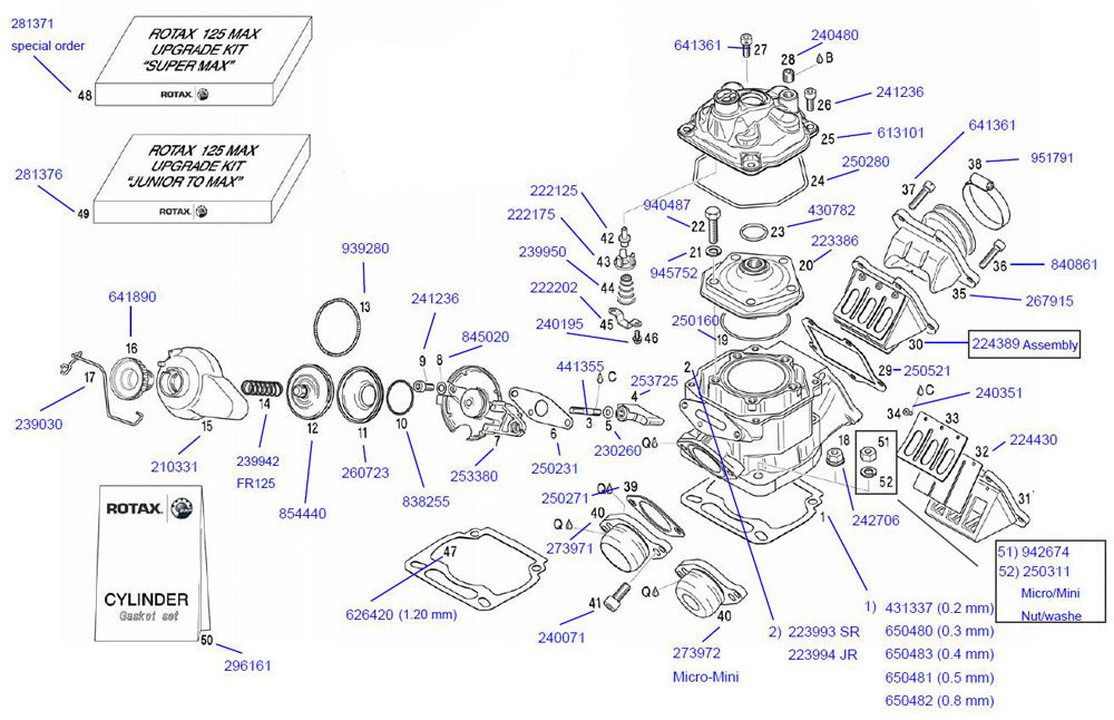 26. 267915 Rotax Max Carburetor Flange