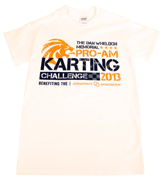 Close Out! Official 2013 Dan Wheldon Pro-Am Karting Challenge T-Shirt, Medium