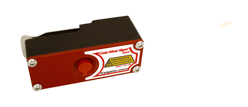 Eagle Eye Laser Chain Aligner, Red Aluminum