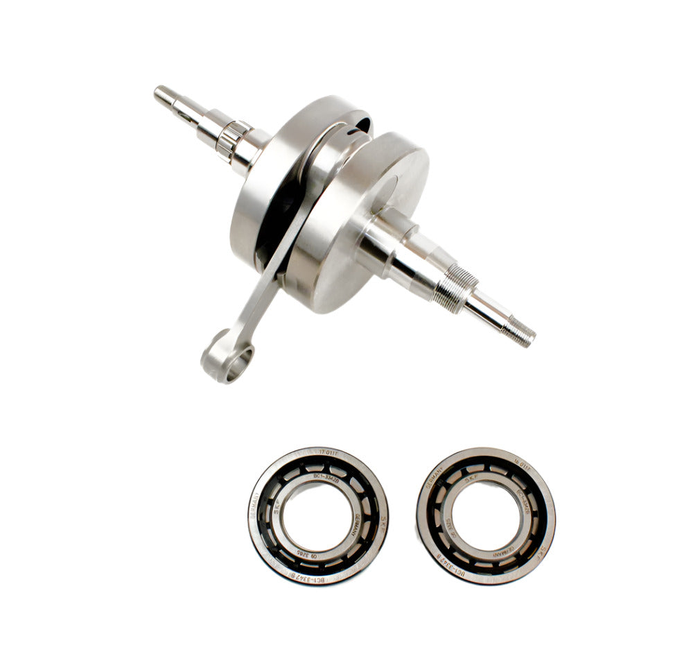 (83A) ENC00101K IAME X30 Crankshaft Assembly with SKF Roller Bearings