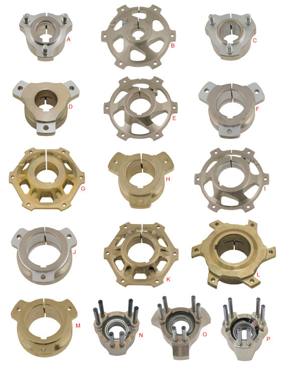 M. 0052.EA Tony Kart OTK 50mm Magnesium Brake Disc Hub for 180mm Vented Disc, 2024 and Down Karts