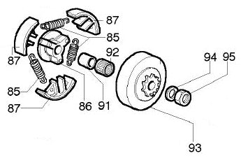 85. (S080-085) K80 Clutch Springs - Set of 12