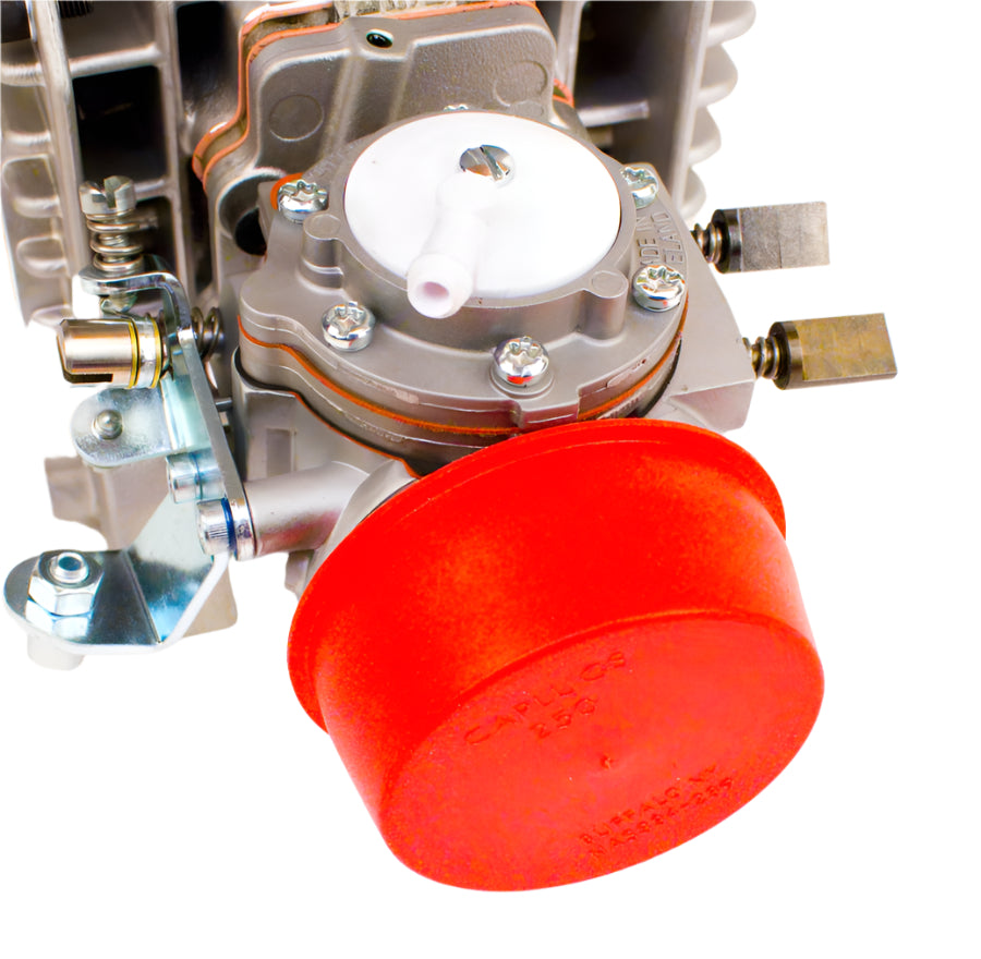 250 Red Plastic Carburetor Cover for IAME Swift, KA100, X30, Yamaha KT100, Rok VLR