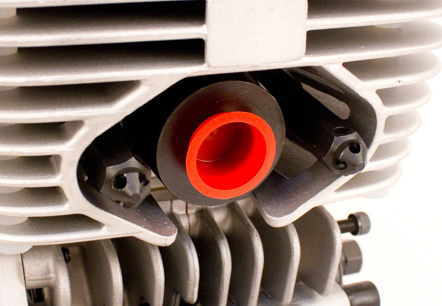 7 Red Plastic Micro Swift Restricted Exhaust Header Cover Insert