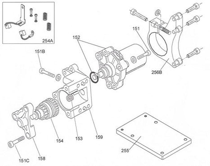 (154) IA-A-120855 IAME Leopard Countershaft Starter Bendix