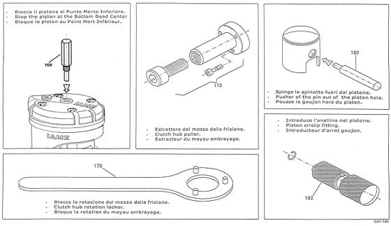 (173) IA-B-55614-C IAME Clutch Puller 07 Leopard