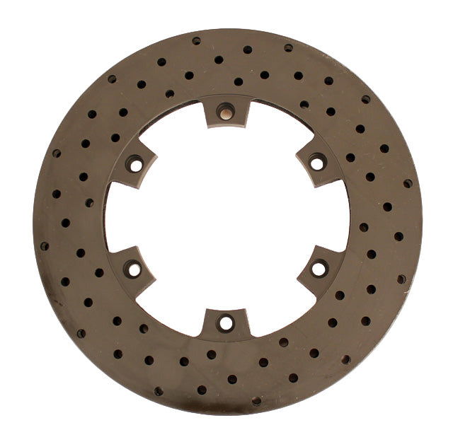 210mm (8 1/4") Vented Brake Disc, Cross Drilled, Black Steel