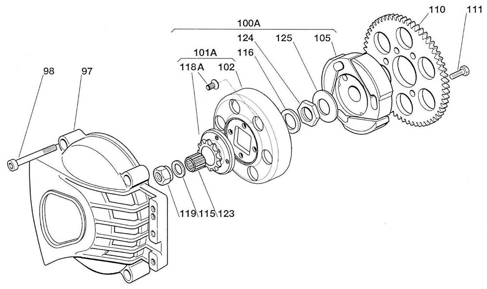 118A. IAME Mini Swift Clutch Sprocket #219