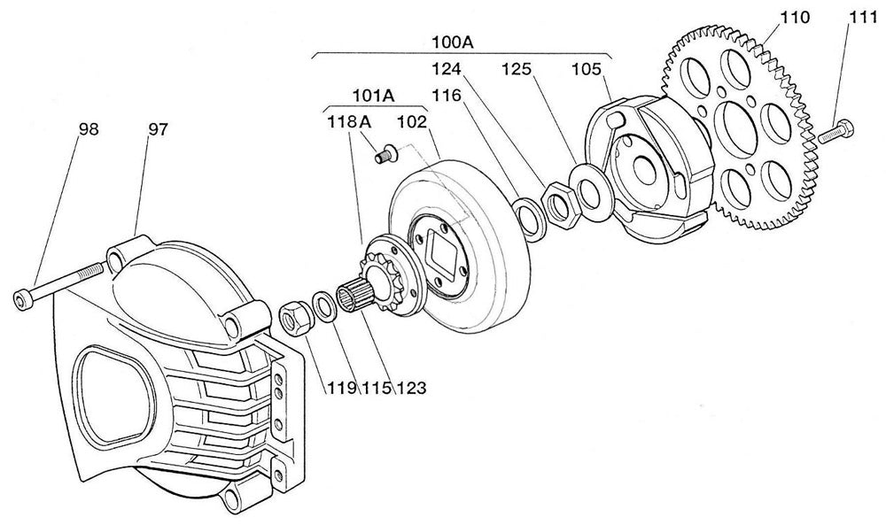 115. D-75573 IAME Mini Swift External Clutch Washer
