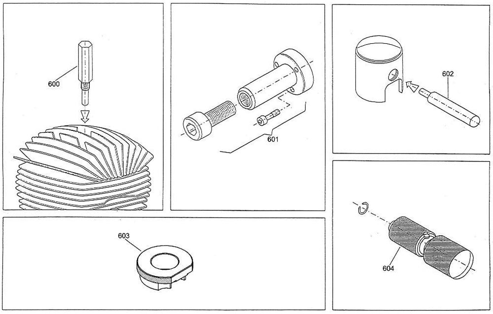 604. 10121 IAME Mini Swift Circlip Installation Tool