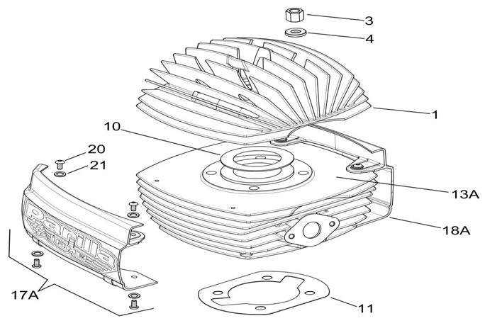 11. IAME Mini Swift Cylinder Base Gasket