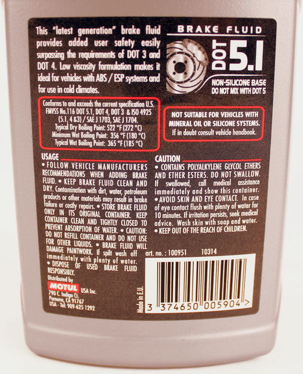 Motul DOT 5.1 Brake Fluid