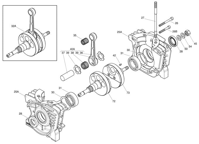 SUPER SALE! (72) IA-C-20141 PTO Crank Half IAME MY09 Leopard