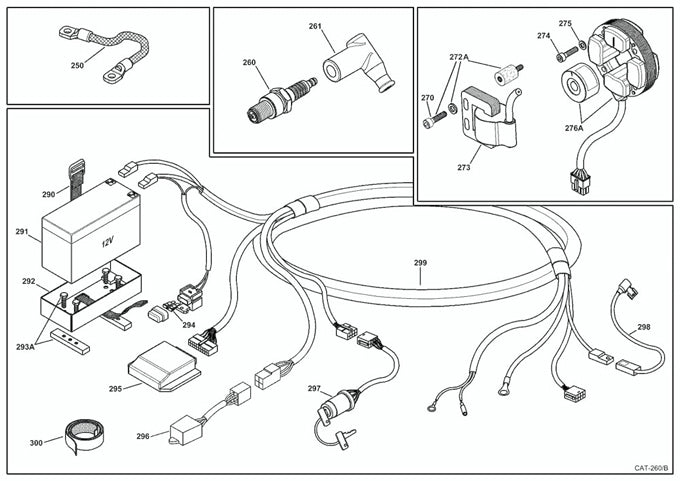 (292) X30125905 IAME Leopard Battery Support Tray
