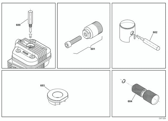 (604) IA-10120 IAME Piston Circlip Installation Tool, Leopard
