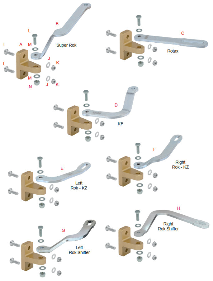 I. V.TPSCEI6X22 OTK Tony Kart Flat Head Bolt M6 x 22mm