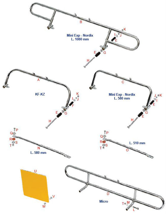U. 0069.00 Tony Kart OTK Plastic Yellow Number Panel