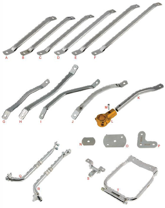 E. 0006.380 Tony Kart OTK Seat Stay 380mm