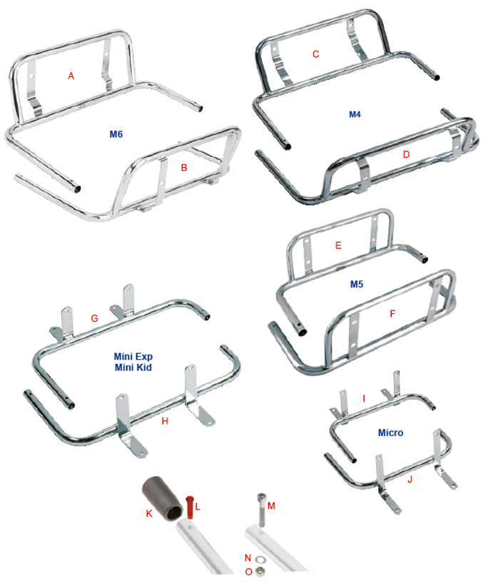 A. 0004.F7DX Tony Kart OTK Right Hand Side Bumper M6