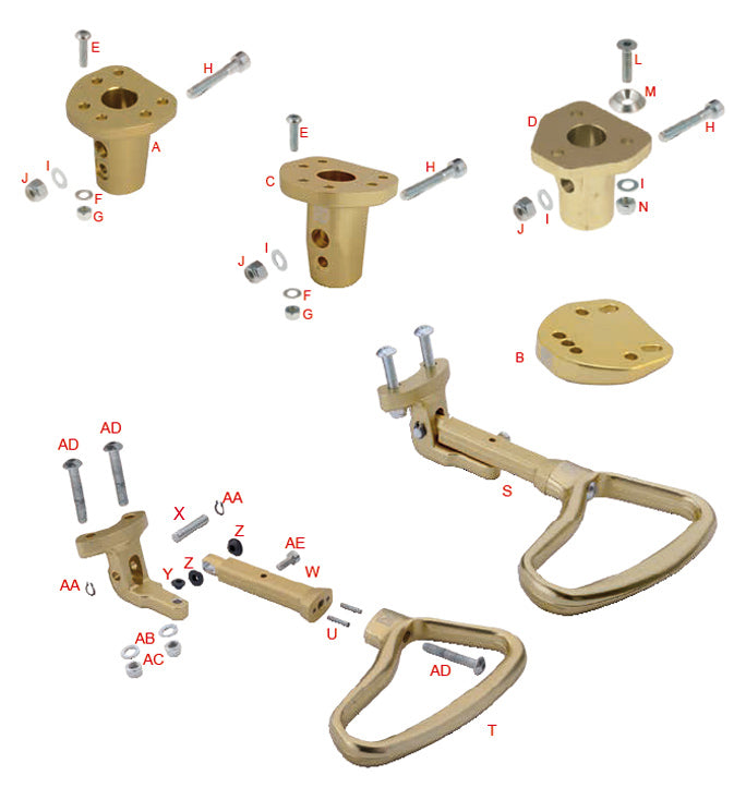 O. 0113.00 Tony Kart OTK Steel Clutch Lever
