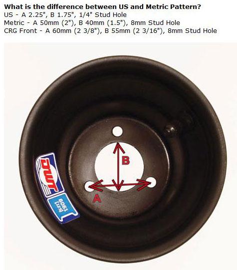 SPECIAL ORDER! 735-03 Douglas Polished Wheel, CRG Pattern 5"x5"