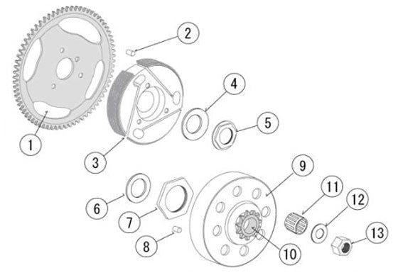 4. PRD-7124 Spring Washer 32x20x1.5mm* - Shop Karting Parts