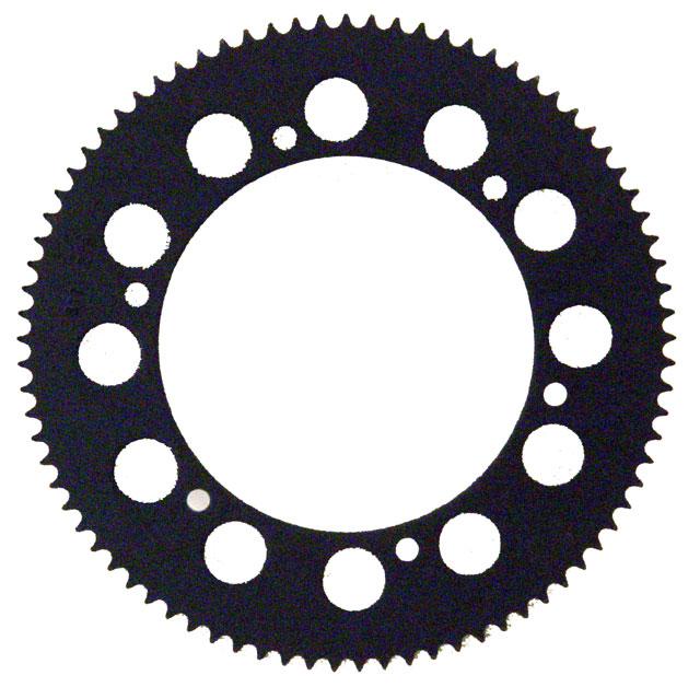 #219 Black / Blue Rear Sprocket, One Piece