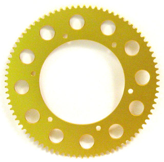 #219 Gold Rear Sprocket, One Piece