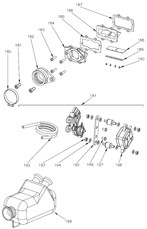 Vortex Rok Air Box Sticker Kit 199. 0225.GLA29 Vortex Rok GP Airbox Intake Silencer USA - Shop Karting ...