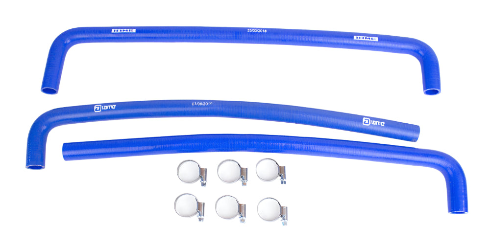 (550A) IA-T8301AC IAME X30 Complete Radiator Water Pipe Kit with Hose Clamps