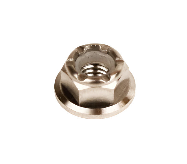 6mm Titanium Flanged Nylock Nut