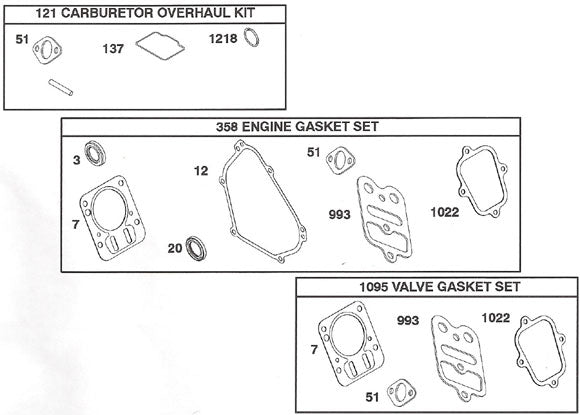 51. 557044 Briggs World Formula Intake Gasket