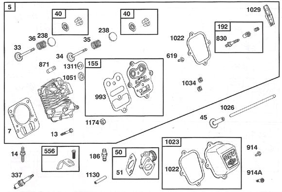 1029. 797443 Briggs World Formula 8mm Rocker Arm, New Style