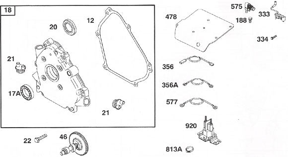 575. 557028 Briggs World Formula Starting Switch