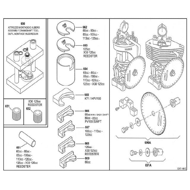 (668) IA-10106 X30 Crankshaft Insert