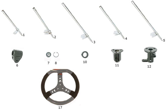CRG Steering Shaft and Parts