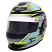 Zamp RZ-42Y Youth Racing Helmet - Graphic Green/Silver