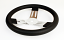 Longacre 13" Rubber Grip Aluminum Round Steering Wheel