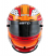 Zamp RZ-62 Graphic Style SA-2020 Helmet - Red/Orange