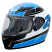 Zamp FS-9 Graphics Helmet, Snell M2020 Blue/Silver