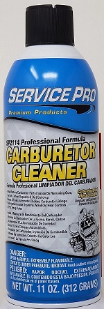 Service Pro Carb & Choke Cleaner :: Brake/Carb Cleaners :: Chain Sprays &  Oils :: Comet Kart Sales