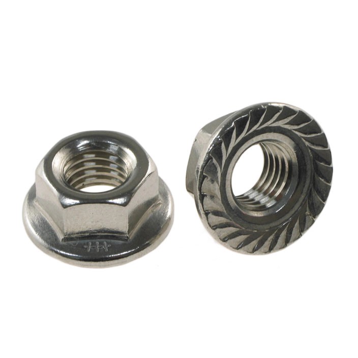 3/8-24 Serated EZ Spin Flange Nut