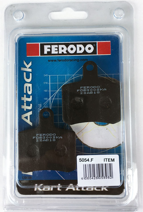 5054.F Ferodo Aftermarket OTK Tony Kart BSD Rear Brake Pad, Sold As a Pair