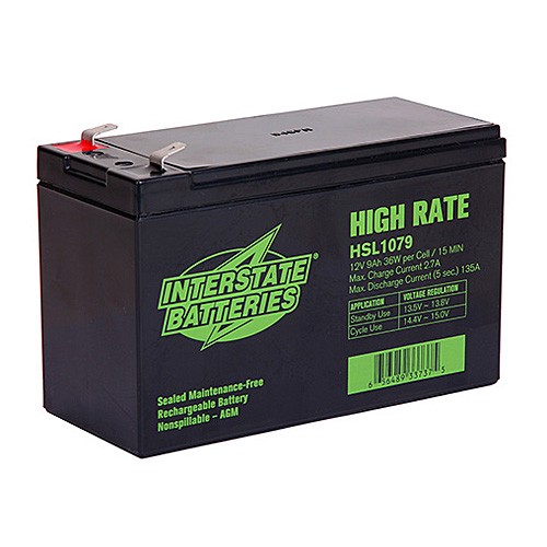 (291) IAME X30 Engine Starter Interstate Batteries, 12 Volt Battery, 9AH 