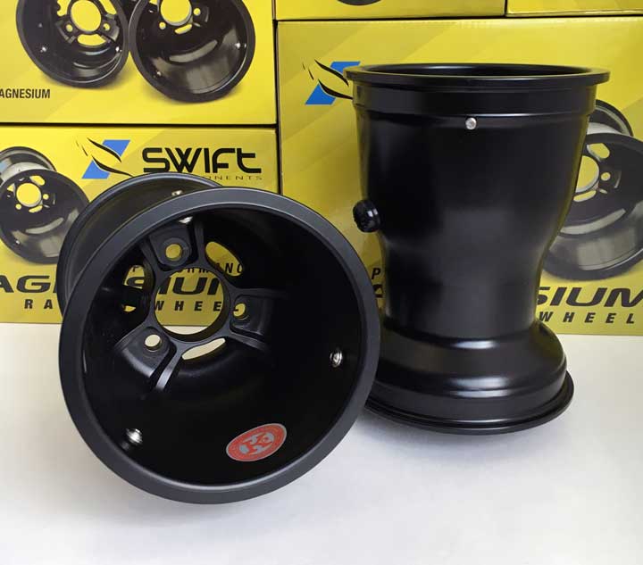 Swift Components 180mm x 5" Magnesium Metric Wheel, Pair 