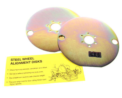 Toe Plate Wheel Alignment Disc - US Pattern